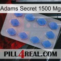 Adams Secret 1500 Mg 21